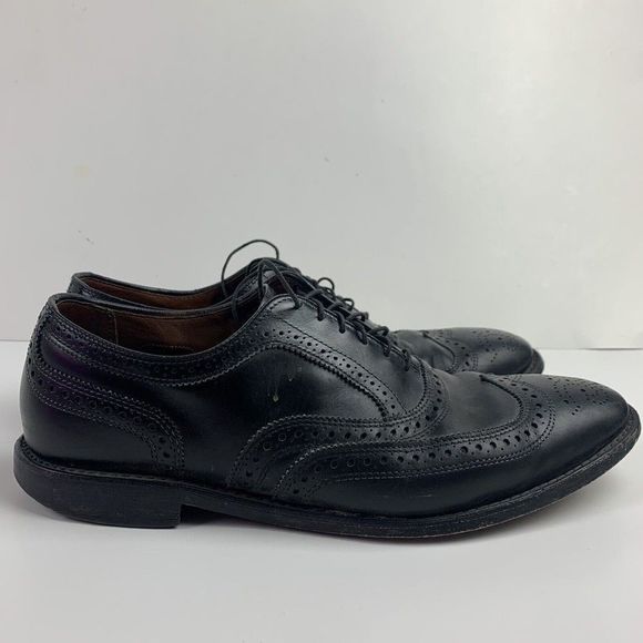ALLEN EDMONDS McAllister 11.5  Wingtip Mens Black Oxford Leather Dress Shoe main image 6
